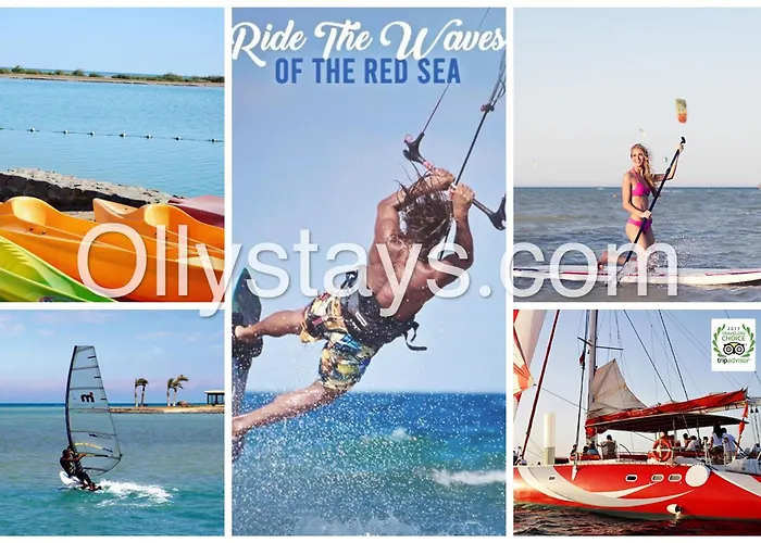 Ollystays Luxury 4br, Heated Pool Villa, Ancient Sands! Kite Surfing Haven * Hurgada